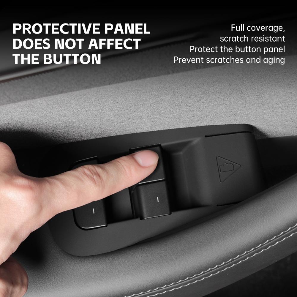 For Tesla Model Y Juniper 2026-2026  LHD Window Lift Switch Guard Plate  Lifting Control Decorative Cover Interior Accessories