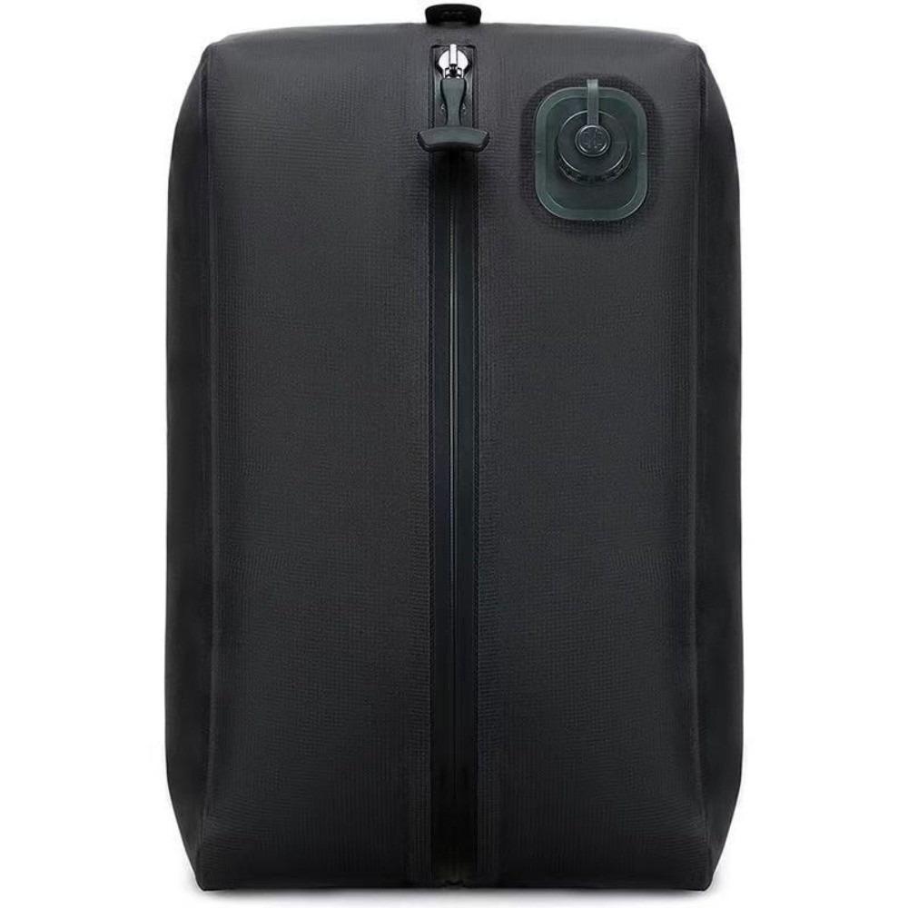 

Folding Automatic Vacuum Bag Waterproof Space Saver Vacuum Compression Bag Air Pump inside Dustproof Luggage Vacuum Storage Bag чорний