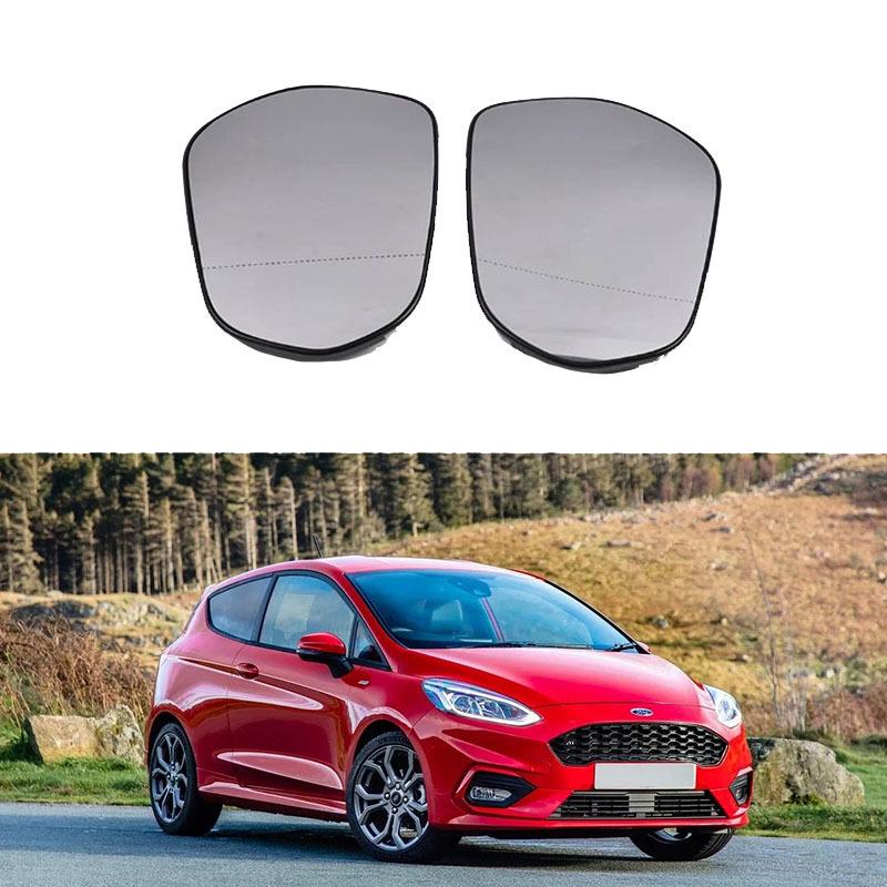 Heated Rearview Mirror Lens for 17-19 Ford Fiesta MK8