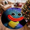 Huggy Wuggy Pattern Round Rug, Indoor/Outdoor Mat, for Picnic, Gameroom, Bedroom, Office, Living Room, Home Decor Carpet, Birthday Gift