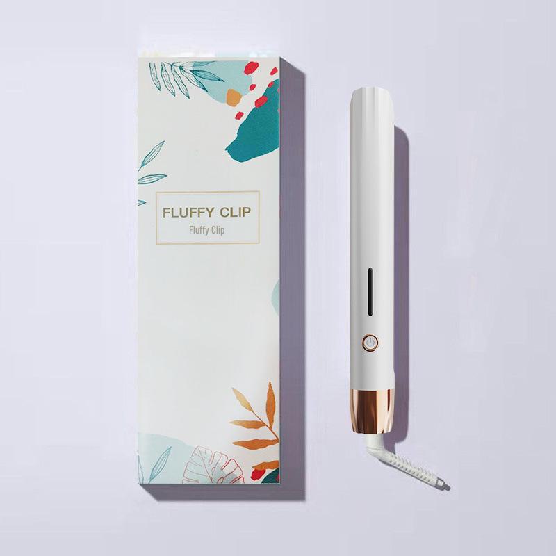 Mini Corn Curling Iron with Skull Pad for Fluffy Hair and Root Lift