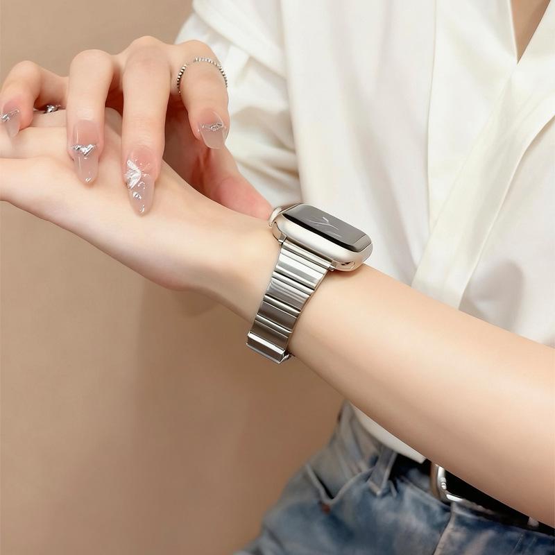 רצועת Apple iWatch מפרקי במבוק אבזם פרפר לסדרות 10/11