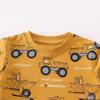 Children's Cartoon Cotton Long Sleeve Sweatshirt - Boys' Autumn Wear, Round Neck, New Casual Design.