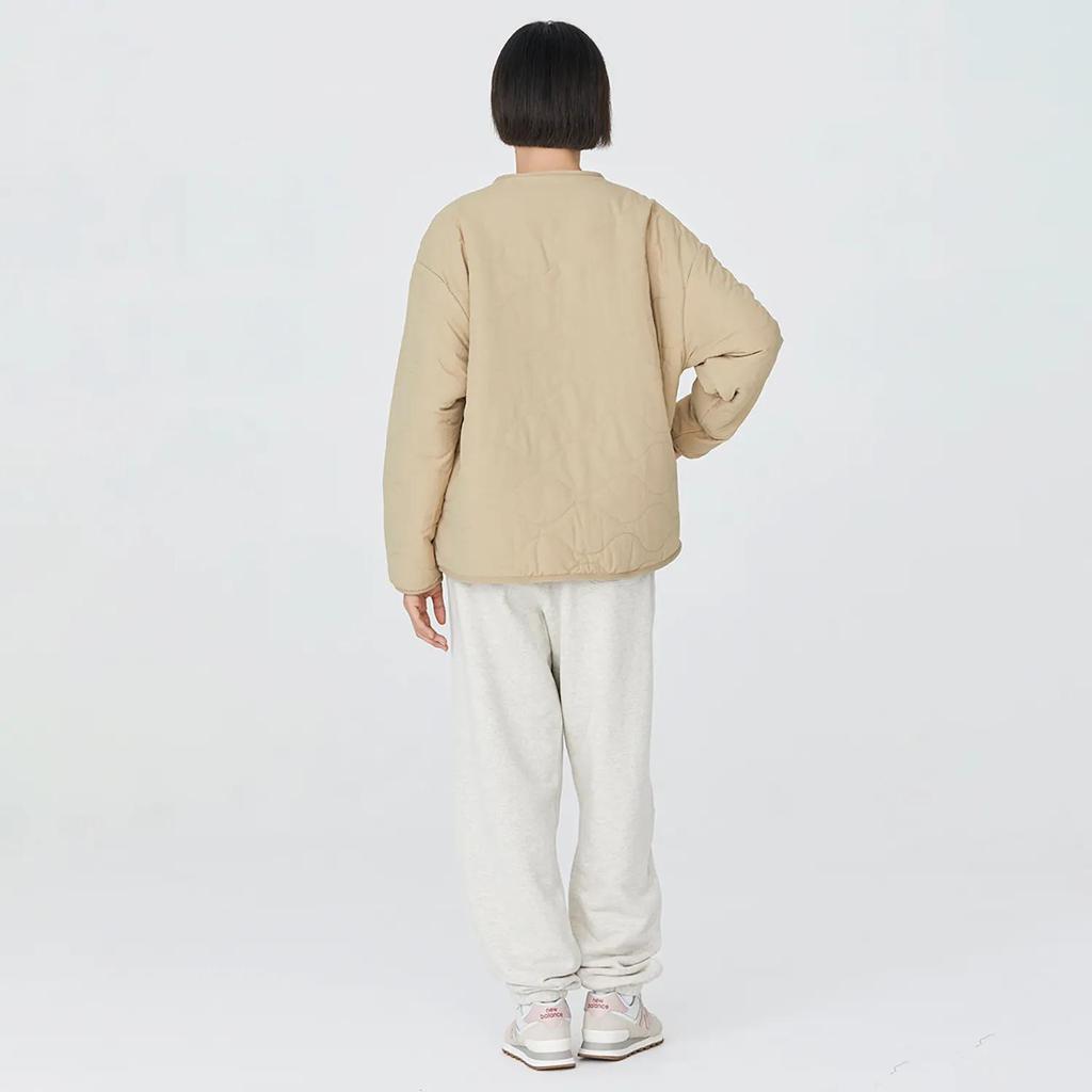 New Balance Puffer Jacket Winter Women's Khaki (Unisex) Puffer Jackets AWJ23316 INC