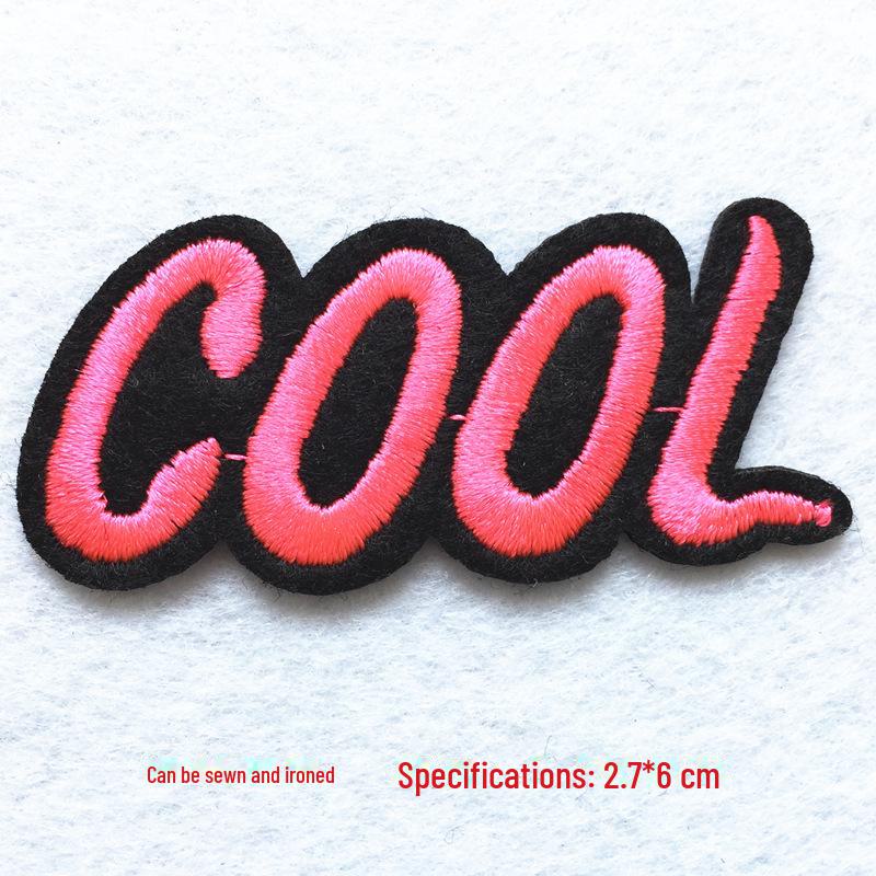 Cartoon Embroidery Patch Set for Clothing: Jeans, Down Jackets, and Repair