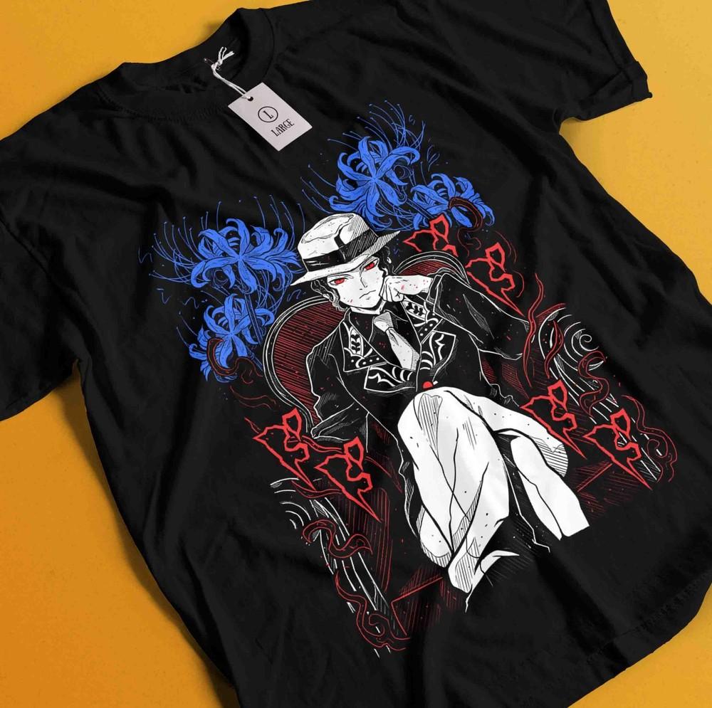 

Рубашка Истребитель демонов Футболка Мудзан Футболка Зеницу Аказа Мудзан Тандзиро Дома Нэдзуко 2XL