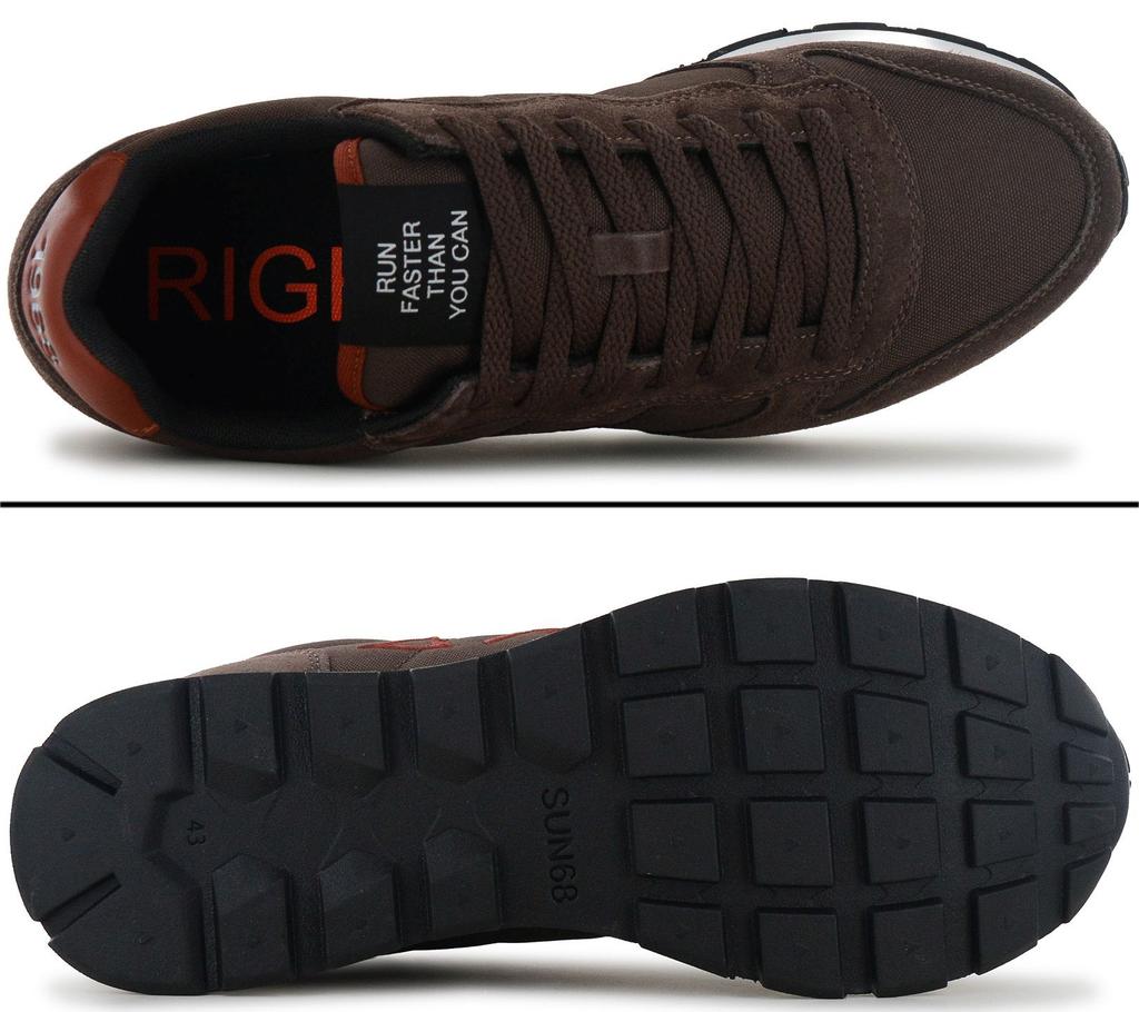 Sun68 Tom Solid - Men's Sneakers Shoes Brown Z46101-08 ORIGINAL
