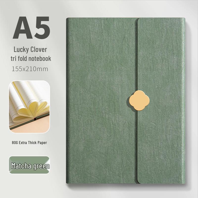Three-Fold A5 Business Notebook Gift Set - High-End Custom Logo Diary for Meetings & Events