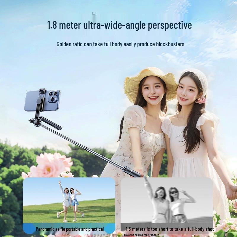 Bluetooth Selfie Stick Tripod & Phone Holder Stand