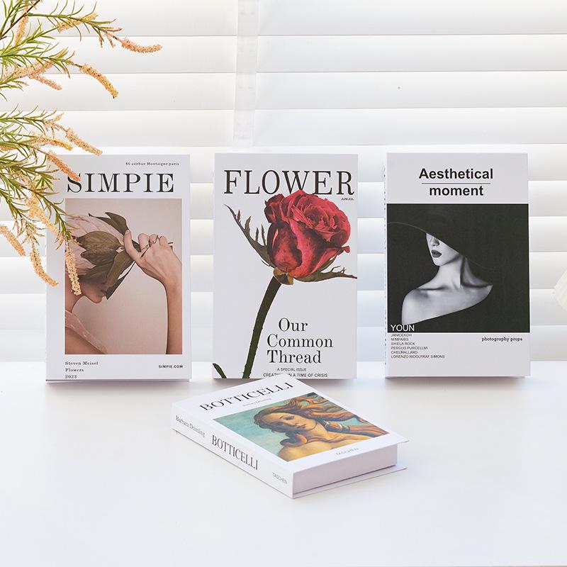 

Nordic Style Decorative Faux Books - Luxury Ornament & Photography Prop Models