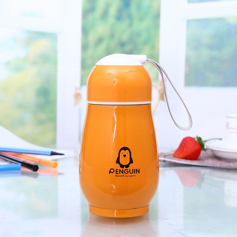 

Steel Stainless Lovely Penguin Vacuum Cup Thermos Bottle Flask Cup Mug Kids