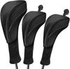 Xiaomi 3Pcs/Set Long Neck Golf Club Head Covers Wood Driver Protect Headcover Number Tag Fairway Golf HeadCover Golf Accessories