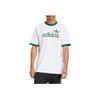 Adidas Originals Kleeblatt Bequem Atmungsaktiv Hautfreundlich Schlicht Kurzarm T-Shirt Herren Oberteile Off-White JC8371