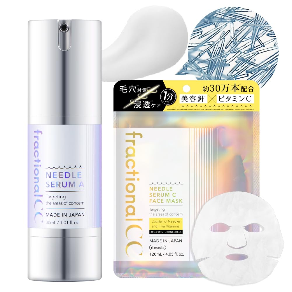 Fractional CC Needle Mask C Needle Serum Beauty Made In Pores + A, 300,000 Needles, Japan, Retinol, Exosomes,
