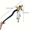 1PC Golden Butterfly Dancing - Tassel Butterfly Hairpin With New Chinese Style High End Charm Qipao Shooting Paired with Hairpin