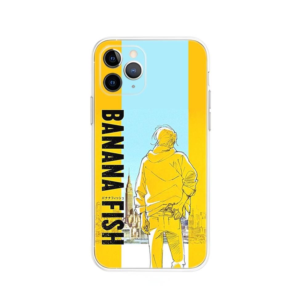 BANANA FISH Ash Okumura Phone Case For iPhone 17,16,15,14,13,12,Mini,11,Pro,Max,Plus,Air,X,XR,XS,8,SE,2020, Transparent Cover