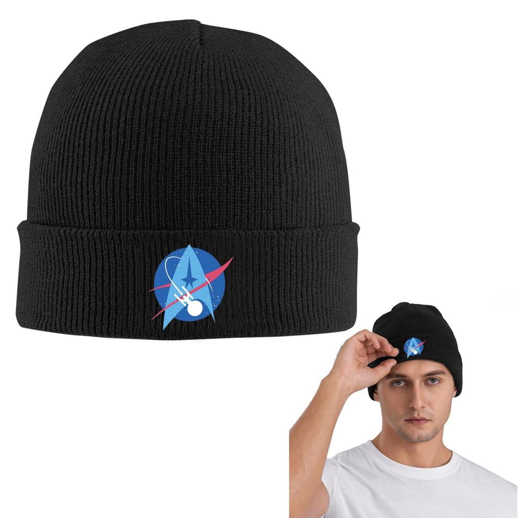 Star Treks Science Fiction TV Series Warm Knitted Cap Hip Hop Bonnet Hat Autumn Winter Outdoor Beanies Hats for Men Women Adult
