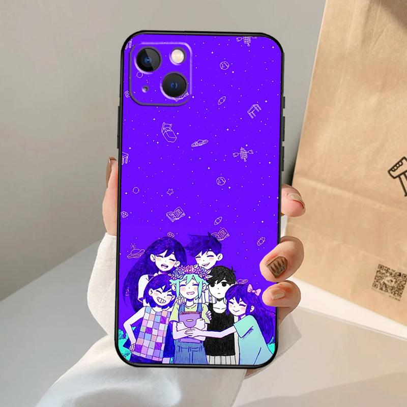 Omori Case Cover For iPhone 16 15 14 12 Pro Max 11 13 Pro Max X XR XS MAX Plus 12 Mini Coque