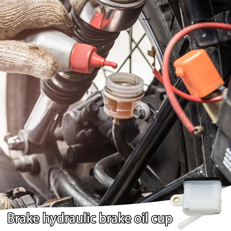 Brake Fluid Reservoir Tank Universal Motorcycle Rear Brake Clutch Tank Reservoir Cup Lightweight And Heat Resistant Rear Brake