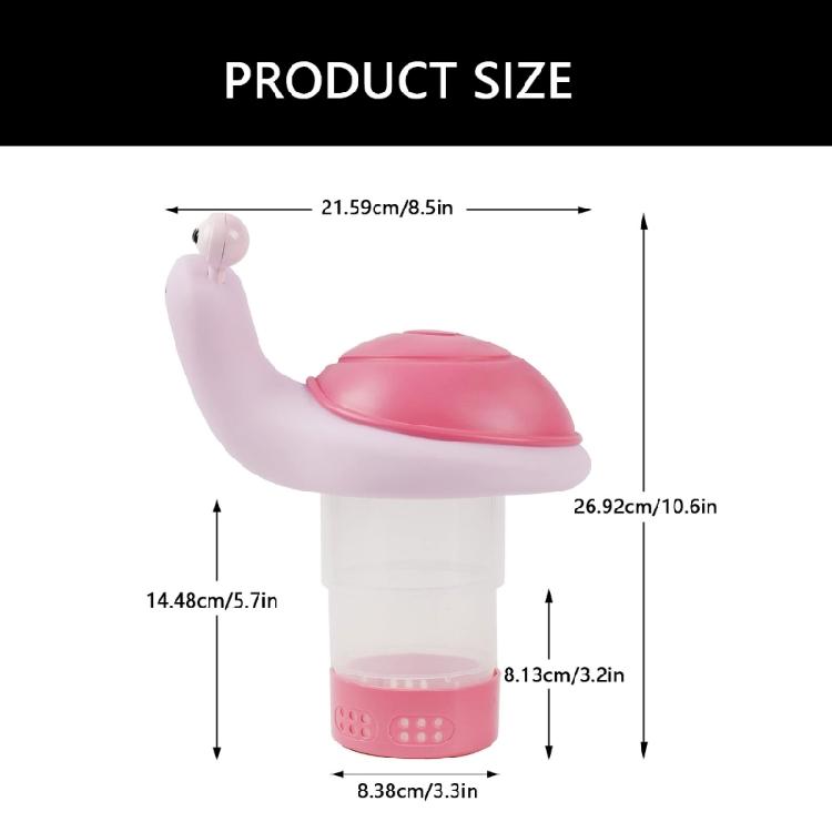 Chlorine Bromine Tablets Floating Dispenser Swimming Pool Floating Dispenser Sterilizer Chemically Floater Easy to Use