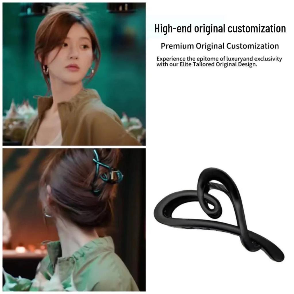 2025 High-Quality Korean Style Updo Hair Clip: Elegant Shark Clip Hair Accessory for Women