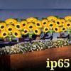 6 Sunflower Solar Garden Lights -  Solar Flower String Lights