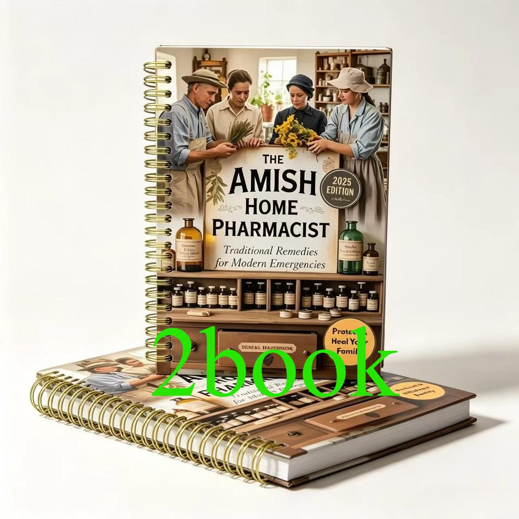 2025 Famiglia Amish Farmacista Manuale Erboristico Spirale Terapia Naturale Tradizionale Emergenza Guida Terapia Familiare Medicina Erboristica
