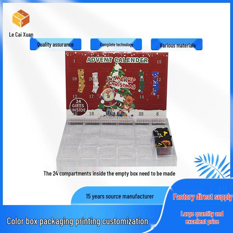 24-Grid Scratch-Off Blind Box Gift Set - Christmas, Stocking, Birthday Game
