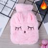 1Pc Lovely Cartoon Hand Po Warm Water Bottle Mini Hot Water Bottles Portable Hand Warmer Girls Pocket Hand Feet Hot Water Bags