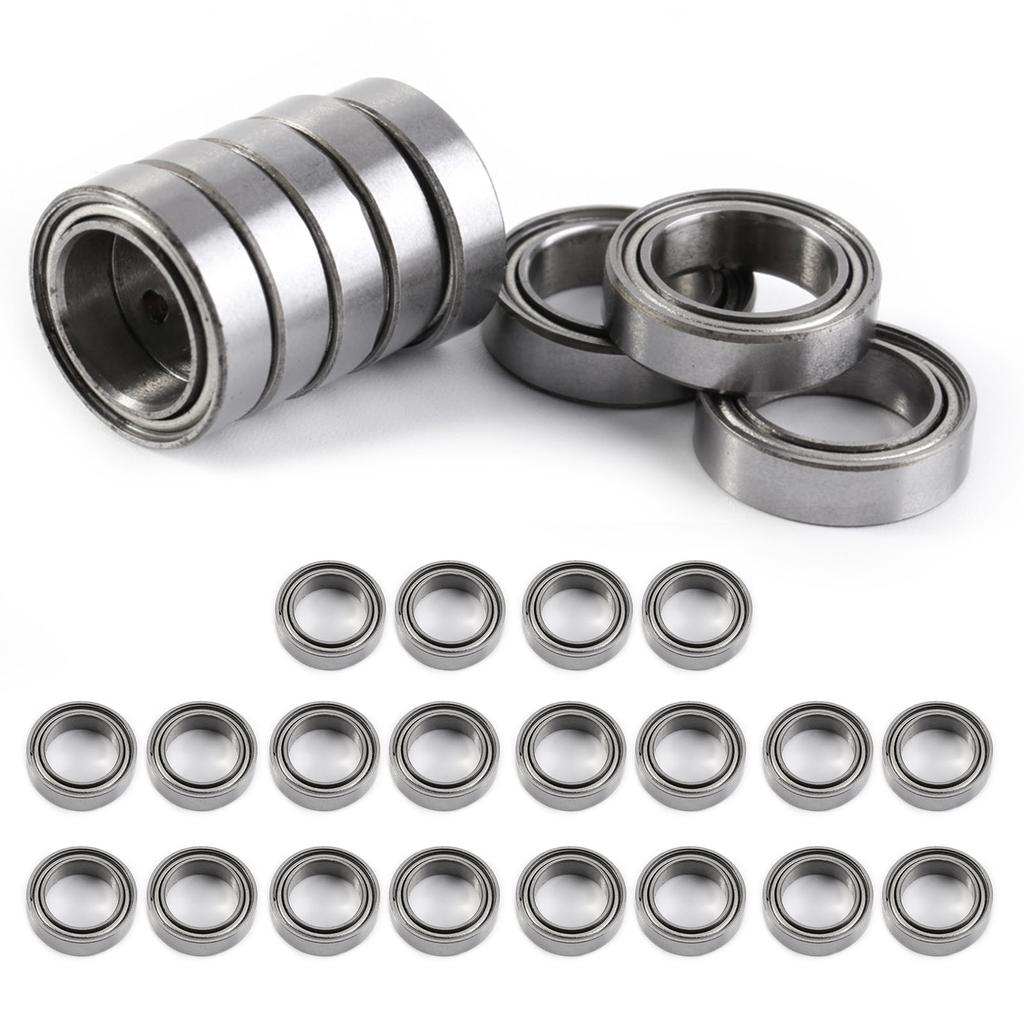 30 Pcs Thin Wall Bearing 6700ZZ 10x15x4mm Low Noise Double Shielded Small Bearings