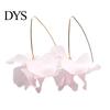 Blumenohrringe 1 Paar Haken Böhmischer Schmuck Übertrieben Bankett Handgefertigt Blütenblatt für den täglichen Gebrauch Hochzeit Dating