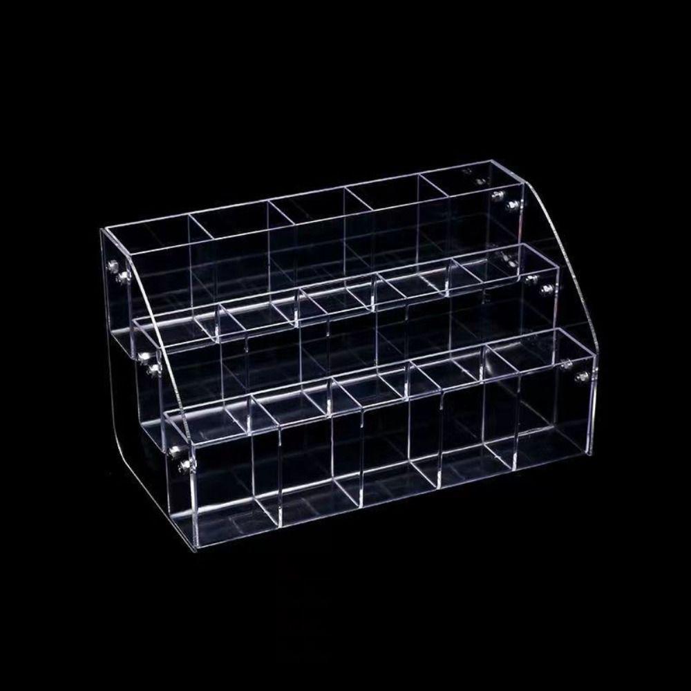 Acrylic Stationery Display Shelf 2/3/4/5 Layer Makeup Brush Holder Desktop Ornaments