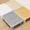 Cat Ramp for Litter Box Elevated Cat Litter Ramp Double Layered Litter Trapper with Filter Function for Small And Elderly Cats