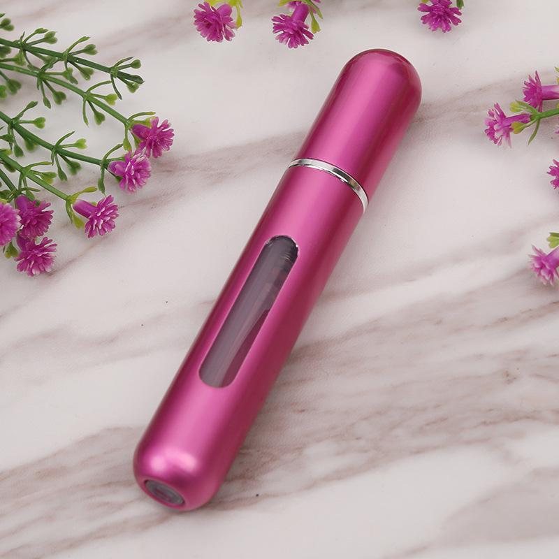 

Мини-флакон для духов с распылителем для путешествий, 8 мл, заполнение снизу, круглая головка, самонакачивающийся, портативный, в наличии