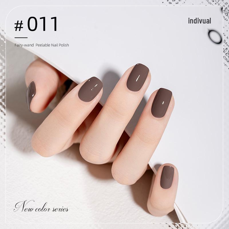 2023 No-Bake Quick-Dry Black Peelable Nail Polish - Autumn/Winter Salon Colors