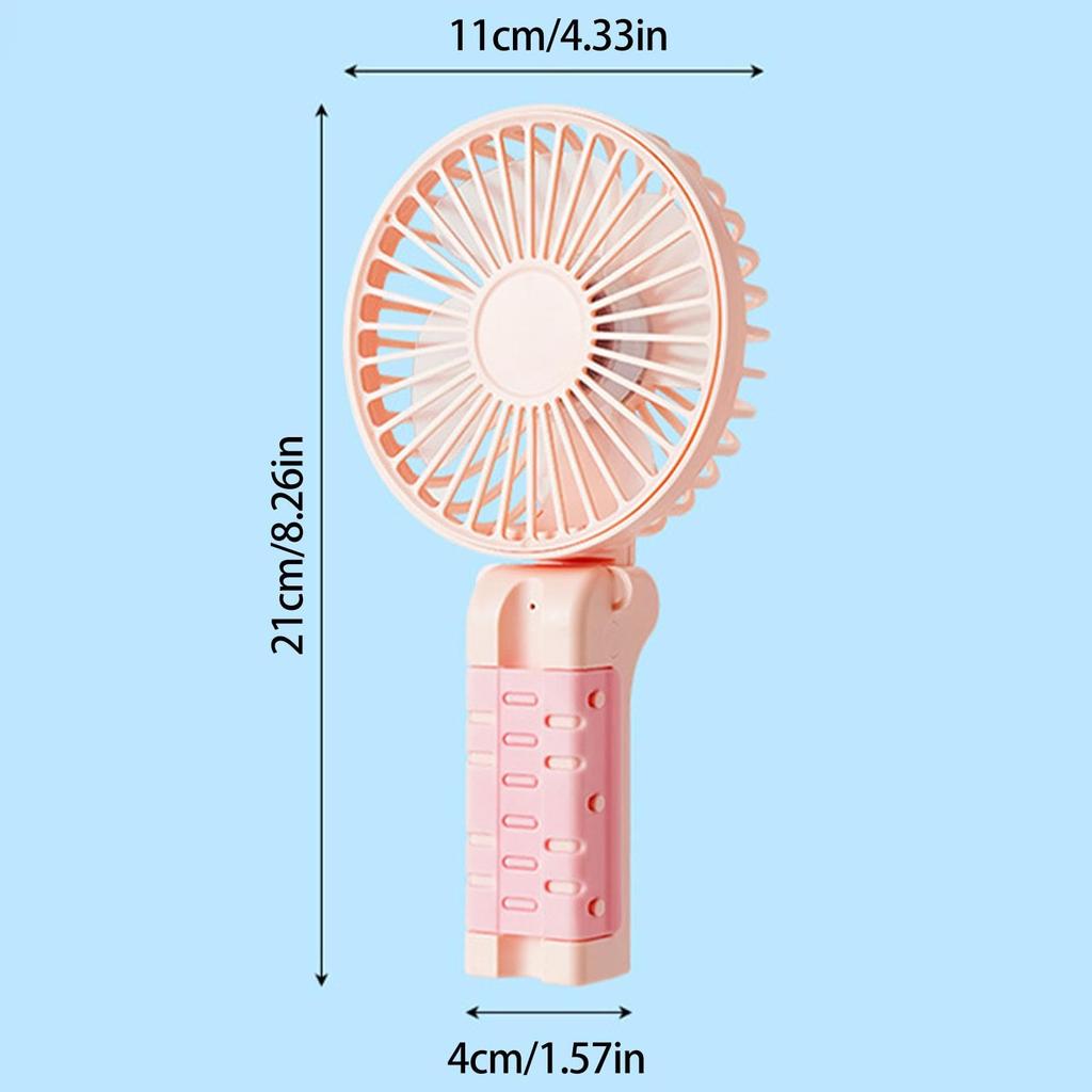 Summer Small Umbrella Fan Handheld Outdoor Portable Hanging Neck Umbrella Foldable USB Desktop Mini Fan Strong Airflow Fa