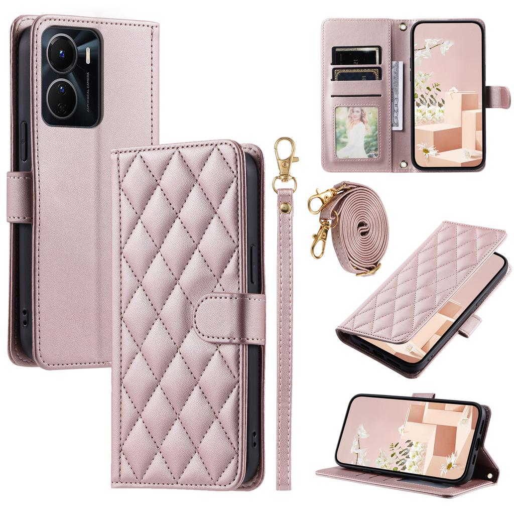 For Vivo Y16 4G/Y56 5G/Y02s 4G Case Wallet Stand Flip Leather Phone Cover