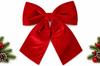 Large Red Christmas Bow 35 × 40 Decorative For Christmas Tree Door Gift