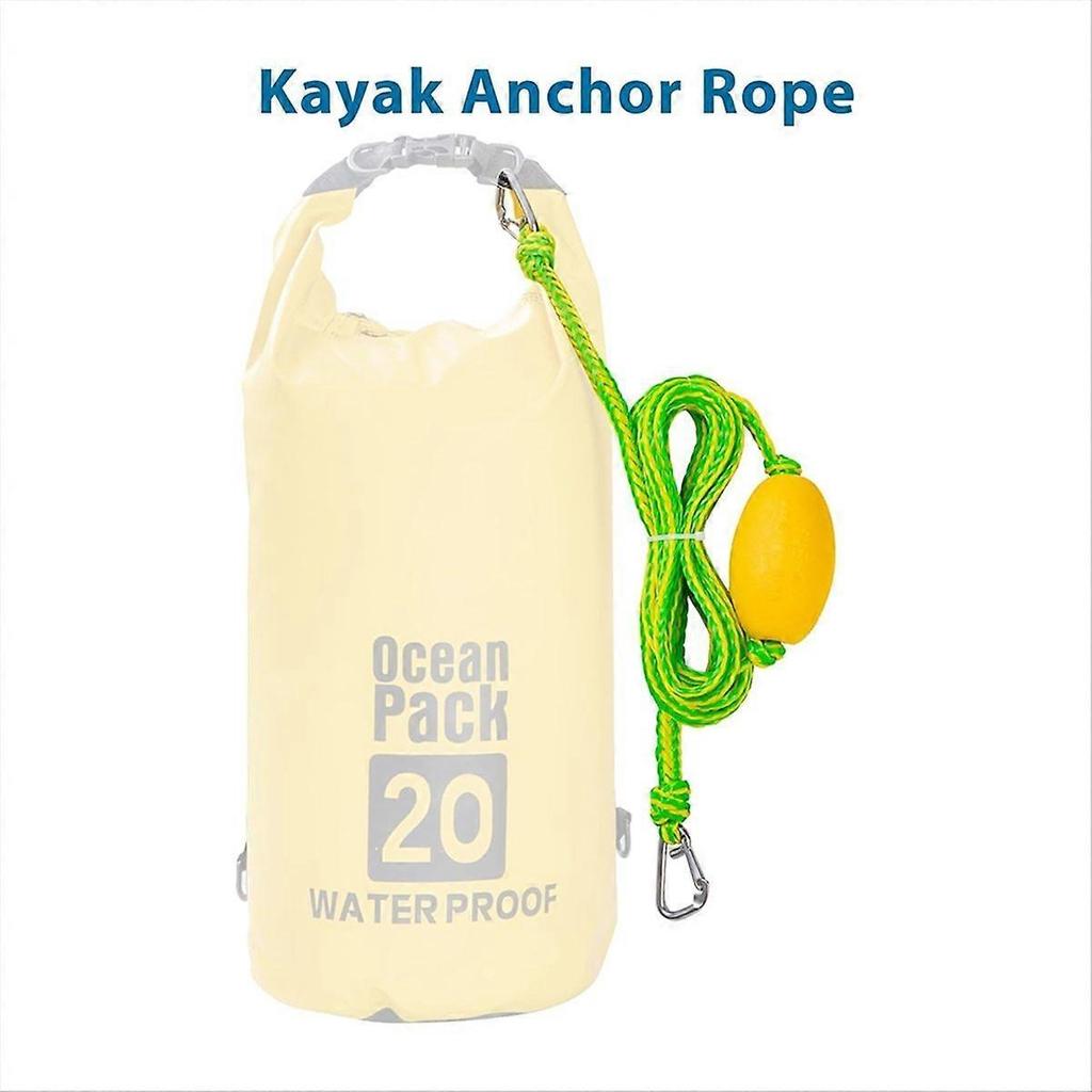 Floating Kayak Tow Rope with Clips Quick Connect Rescue Line 12FT