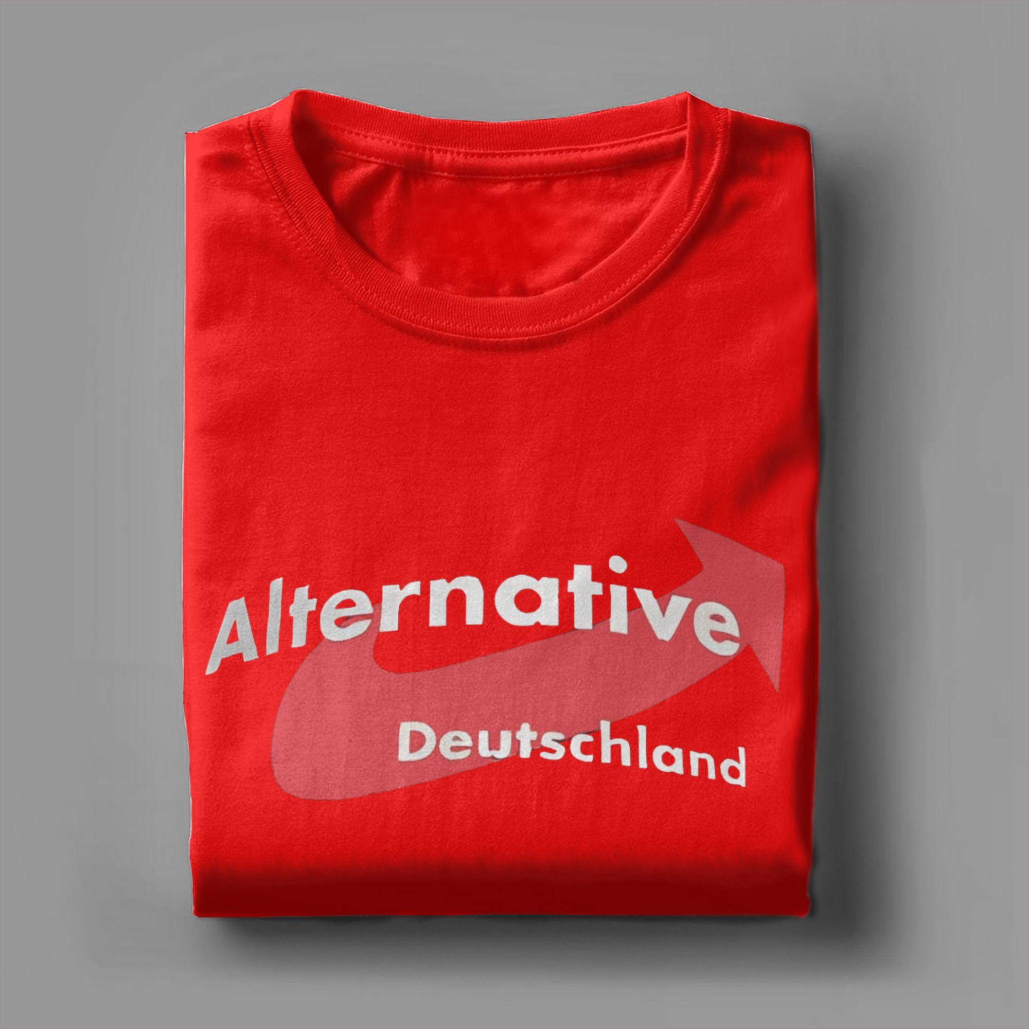 Alternative Afd GerUnisexy T Shirt AFD GerUnisex Logo Harajuku TShirts Short Sleeve YK Fun Tops Summer Cotton XL XL Clothes S