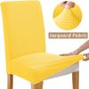 Corn Kernel Textured Stretch Fabric Chair Cover With Back Long Dining Room Seat Protector For Wedding Hotel Banquet