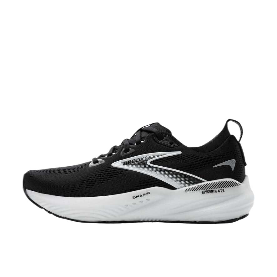 Brooks Glycerin GTS 22 Comfortable Casual Minimalist Versatile Cushioning Breathable Low-Top Running Shoes Women Sneakers Black 120435-090