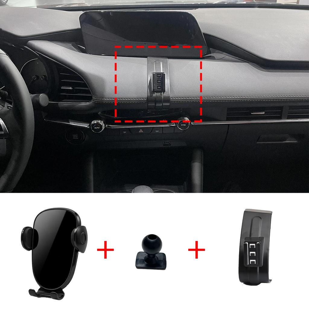 for MAZDA 3 BP 2024 2025 Integrated Screen Mount Phone Holder Mount Car accessoires