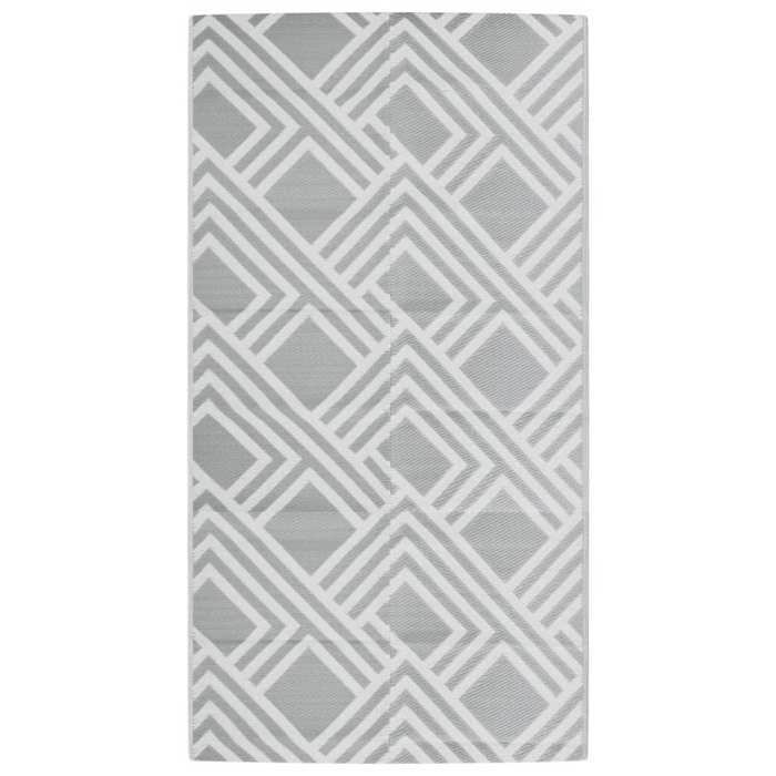 VidaXL Tapis d'extérieur ARAKIL gris 80 x 150 cm PP 368561