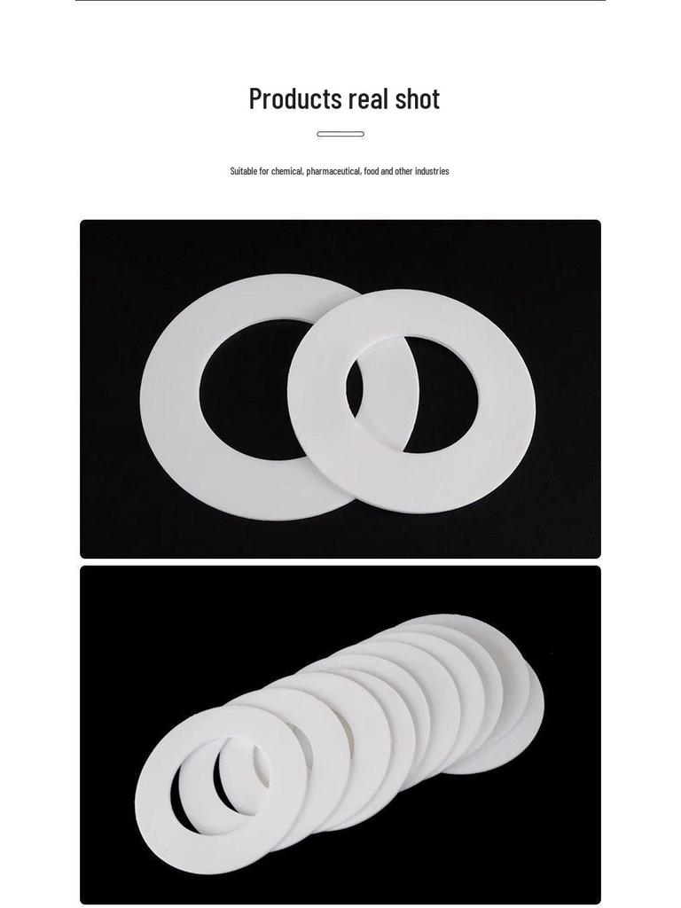 PTFE & Expandierte Dichtungen: Hochtemperatur-Polytetrafluorethylen & Modifizierte PTFE-Unterlegscheiben