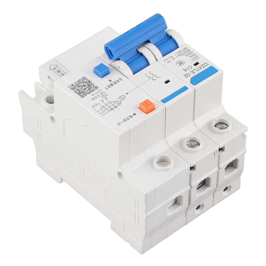 Leakage Protection DZ47LE 32 2P+2 C16 Residual Current Circuit Breaker 230V 16A