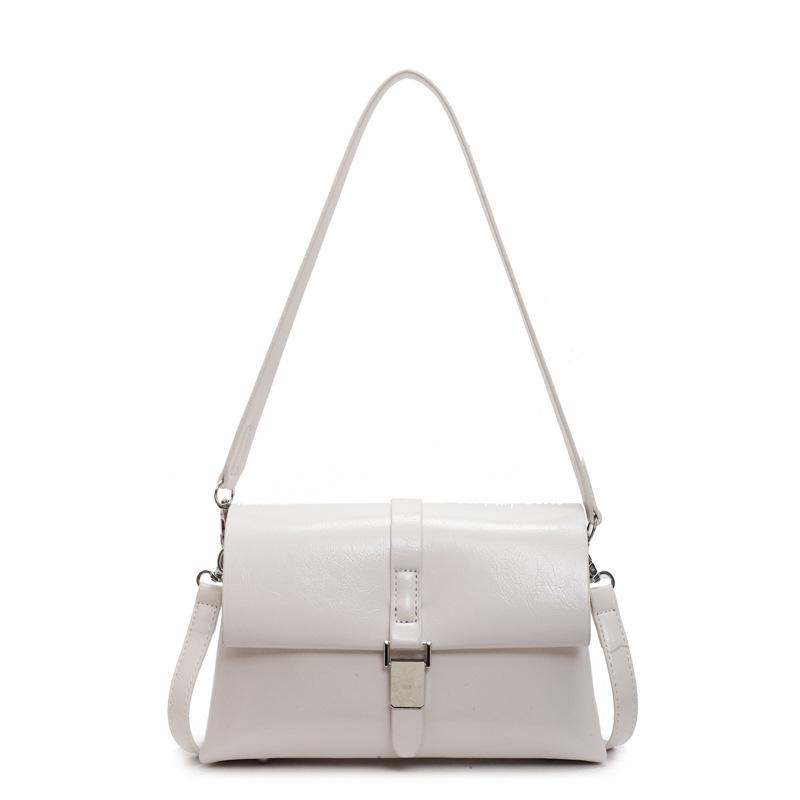 New Spring and Summer Fashion Commuter Bag Women's Large-capacity Casual Solid Color Shoulder Messenger Bag Small Square Bag