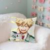 Cute BBakugo KatsukiS Anime Throw Pillow Covers Pattern Cushion Cover Suitable For Sofa Bedroom Car Pillow Cover