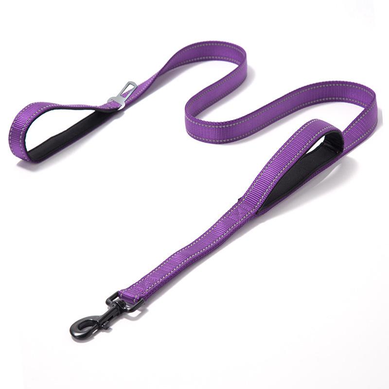 Double Layer Explosion-Proof Reflective Dog Leash - Shock-Absorbing, Thickened Pet Leash