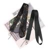 Marble Pattern Horizontal Creative Lanyard Card Holder Student Hanging Neck Phone Lanyard Badge Card Holder Accessories